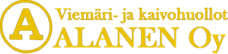 Viemäri- ja kaivohuollot Alanen Oy -logo